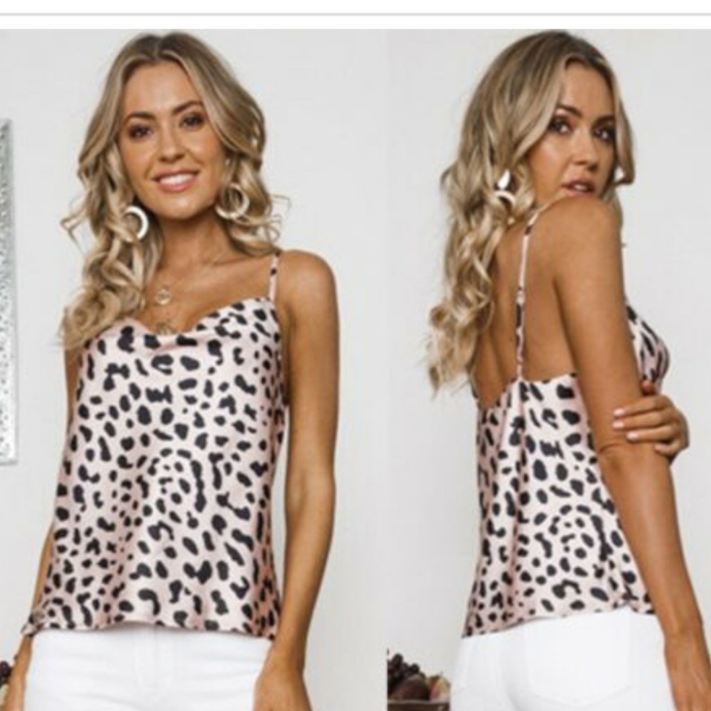 New never worn Womens satin silk camisole top